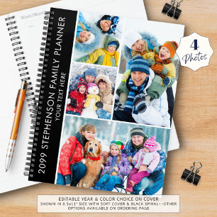 Moderne 4 Photo Collector Personnalisé Planner