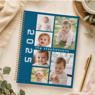Moderne 6-Foto-Collage personalisiert Planer