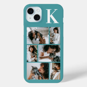 Moderne 6 Tierfotos Türkis Case-Mate iPhone Hülle