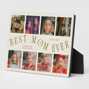 Moderne 8-Foto-Collage Beste Mutter Aller Zeiten C Fotoplatte