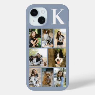 Moderne 8 Haustier Foto Dusty Blau Case-Mate iPhone Hülle