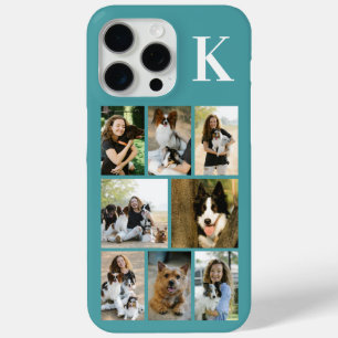 Moderne 8 Haustier-Foto Türkis Case-Mate iPhone Hülle