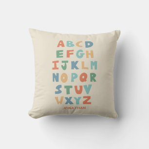 Moderne ABC Alphabet Personalisierte niedliche Kin Kissen