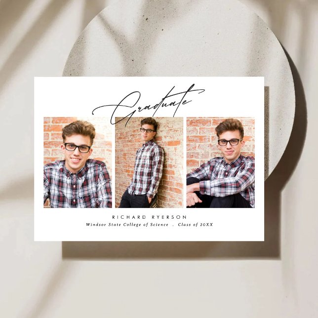 Moderne Abschluss Einladung & Ankündigung (Von Creator hochgeladen)