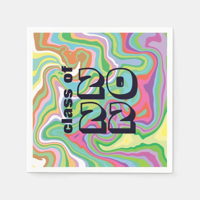 Moderne Abschluss-Klasse Serviette (Vorderseite)