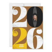 Moderne Abschlussankündigungen in Typografie