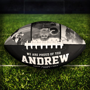 Moderne Abschlussgeschenke Coole Fotocollage Trend Football