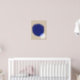Moderne Abstrakt geometrische Formen Blau-beige-Wa Poster (Nursery 2)