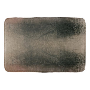 Moderne Abstrakt Rosa Schwarz Gold Grunge Badematte