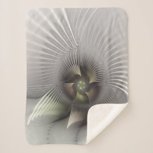 Moderne abstrakte 3D-Form-Fraktalkunst Sherpadecke