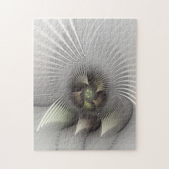 Moderne Abstrakte 3D Shape Fraktal Art (Vertikal)