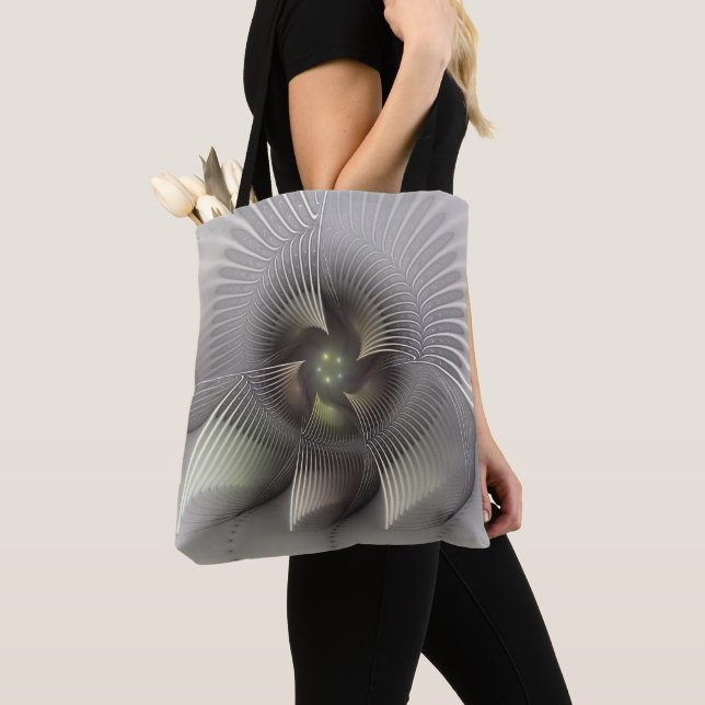 Moderne Abstrakte 3D Shape Fraktal Art Tasche (Von Nahem)