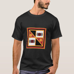 Moderne abstrakte afrikanische Kunst T-Shirt