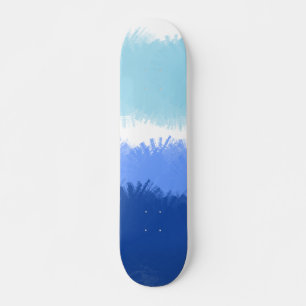 Moderne Abstrakte Aquarelltöne Skateboard