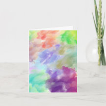 Moderne abstrakte Aquarellwolken Farbige Pastellfa