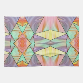 Moderne Abstrakte Barockkunst Geschirrtuch