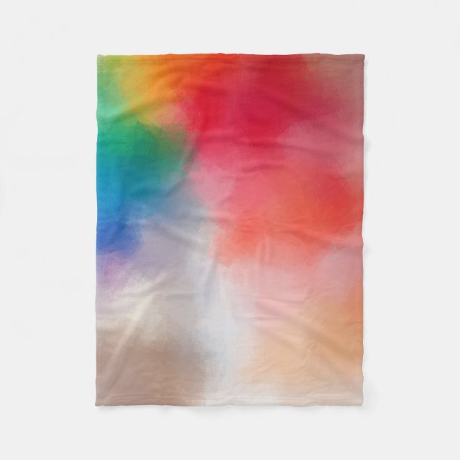 Moderne Abstrakte Blank-Elegant-Vorlage Fleecedecke (Vorderseite)