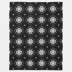 moderne abstrakte Blume Fleecedecke
