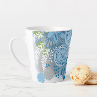 Moderne Abstrakte Blumen Milchtasse