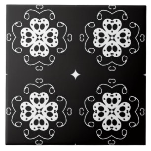 moderne abstrakte Blumenfliese Fliese