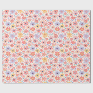 Moderne abstrakte Blumengestaltung Geschenkpapier