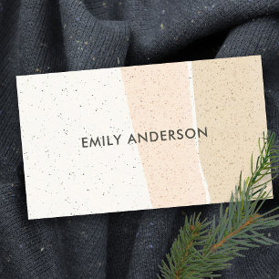 MODERNE ABSTRAKTE BLUSH PINK KERAMIK TEXTURE WAVS VISITENKARTE