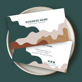 Moderne Abstrakte Boho Business Card Visitenkarte