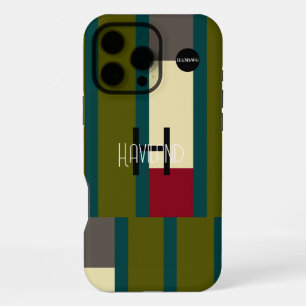 Moderne abstrakte Design-Handyhülle HAMbWG iPhone 16 Pro Max Hülle