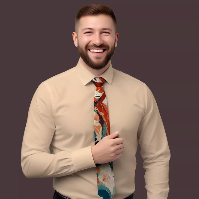 Moderne abstrakte Design-Krawatte mit mehrfarbigem Krawatte (Von Creator hochgeladen)