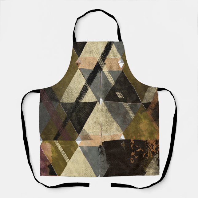 moderne abstrakte Design-Over-Print-Schürze Schürze (Vorderseite)