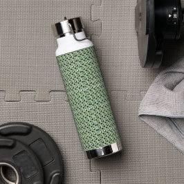 Moderne abstrakte digitale Musterdesign 1239 Trinkflasche