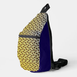 Moderne abstrakte digitale Musterdesign 1243 Crossbody Bag