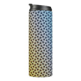 Moderne abstrakte digitale Musterdesign 1243 Thermosbecher