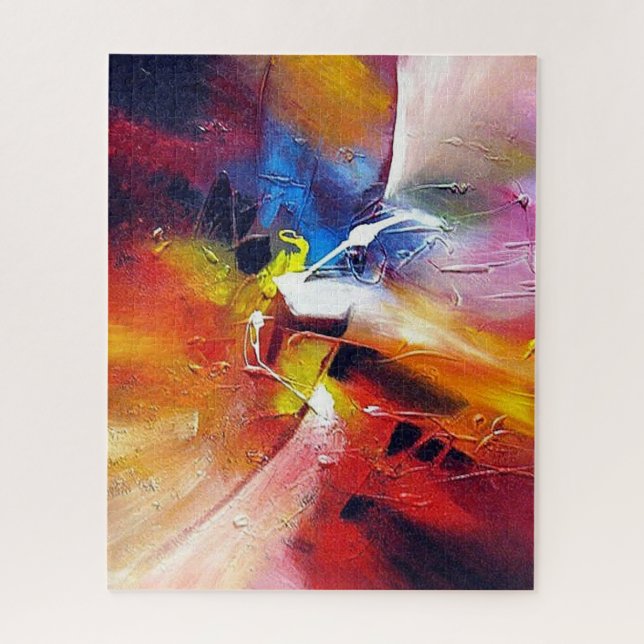 Moderne Abstrakte Expressionismus-Malerei (Vertikal)