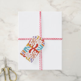 Moderne Abstrakte Farben Geschenkanhänger