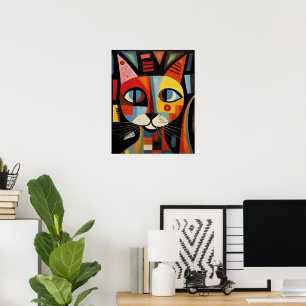 Moderne, Abstrakte Farbgestaltung Kunst, Dichtung Poster