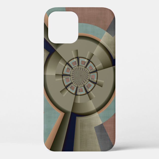 Moderne Abstrakte Farbharmonie Fraktal Kunst Grafi Case-Mate iPhone Hülle (Rückseite)