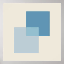 Moderne Abstrakte Farbtöne, Minimalistisches Desig Poster