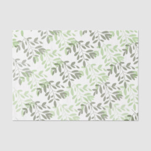 Moderne abstrakte florale botanische Blätter Seidenpapier