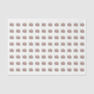 Moderne abstrakte florale botanische Seidenpapier