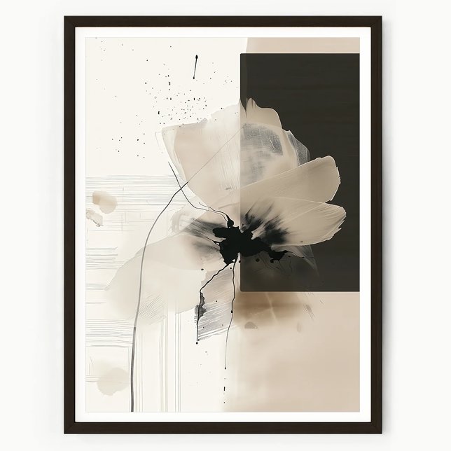 Moderne Abstrakte Florale Wandkunst Poster (Von Creator hochgeladen)