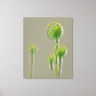 Moderne Abstrakte Frühlingsbäume Blume Leinwanddruck