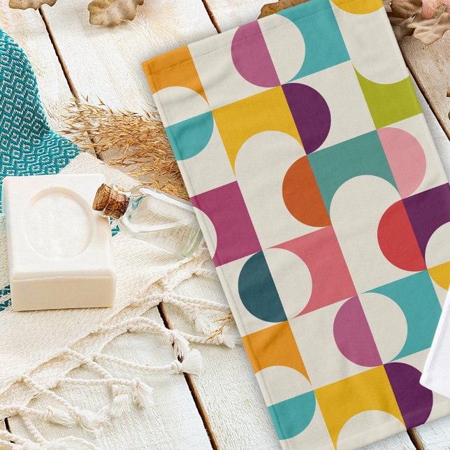 Moderne Abstrakte Geometrie im Mittelalter Handtuch (Von Creator hochgeladen)