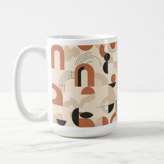 Moderne abstrakte Geometrie Kaffeetasse