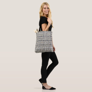 Moderne abstrakte geometrische digitale Muster 125 Tasche
