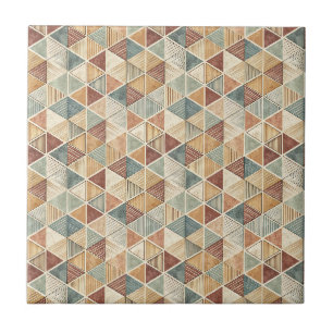 Moderne abstrakte geometrische Dreiecksdesign-Must Fliese