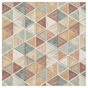 Moderne abstrakte geometrische Dreiecksdesign-Must Stoff