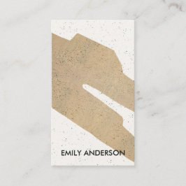 MODERNE ABSTRAKTE GEOMETRISCHE KERAMIK TEXTURE VISITENKARTE