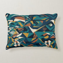 Moderne abstrakte geometrische Kunst - Retro Türki