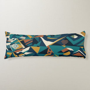 Moderne abstrakte geometrische Kunst - Retro Türki Seitenschläferkissen